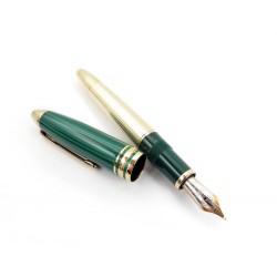 STYLO PLUME MONTBLANC NIKOLAI Malachite & Vermeil 