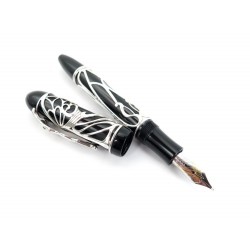 NEUF STYLO A PLUME MONTBLANC EDITION LIMITEE ANDREW CARNEGIE EN ARGENT PEN