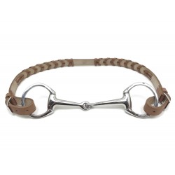 NEUF CEINTURE HERMES MORS A CHEVAL CUIR NATUREL T80 