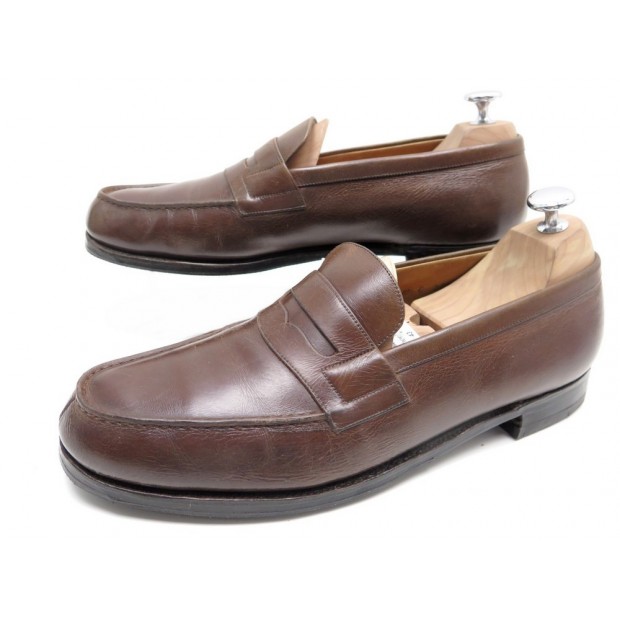 CHAUSSURES JM WESTON MOCASSINS 8.5C 42.5 EN CUIR MARRON BROWN LOAFER SHOES 575€