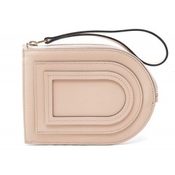 NEUF SAC A MAIN DELVAUX D POCHETTE MULTIFONCTION ALLURE CUIR BEIGE NUDE BAG 240€