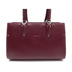 NEUF SAC A MAIN LONGCHAMP PARIS PREMIER S EN CUIR ROUGE LAQUE BORDEAUX 1490€