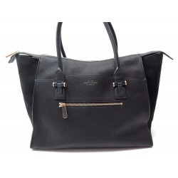 NEUF SAC A MAIN SMYTHSON ELIOT EN CUIR & DAIM NOIR HAND BAG BLACK LEATHER 1600€