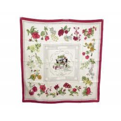 FOULARD HERMES QUAI AUX FLEURS CARRE SOIE 