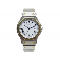 MONTRE CARTIER SANTOS OCTO 31 MM AUTOMATIQUE OR & ACIER GOLD & STEEL WATCH 5650€