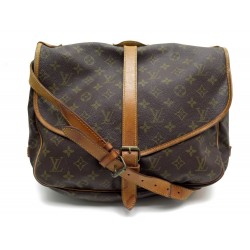  VINTAGE SAC A MAIN LOUIS VUITTON SAUMUR PM TOILE MONOGRAM LV 