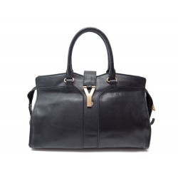  : SAC A MAIN SAINT LAURENT CHYC CUIR NOIR 