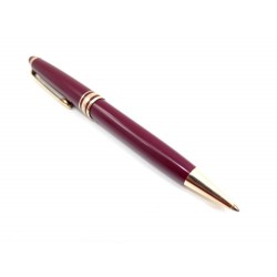 STYLO BILLE MONTBLANC RESINE BORDEAUX 