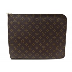 SAC PORTE DOCUMENTS LOUIS VUITTON 33CM TOILE MONOGRAM POCHETTE A MAIN TABLETTE